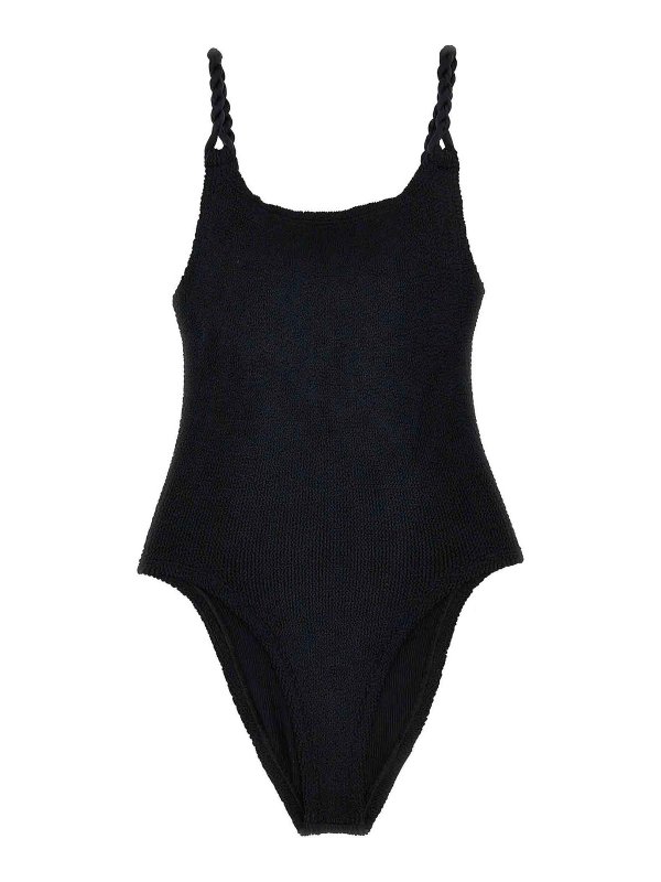 HUNZA G: Badeanzüge - Badeanzug - Schwarz