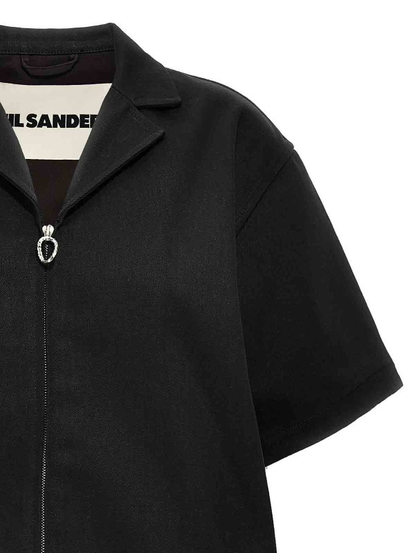 シャツ - 黒 shop online: JIL SANDER