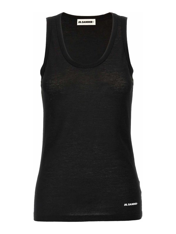 JIL SANDER: Tops & Tank tops - Logo Top