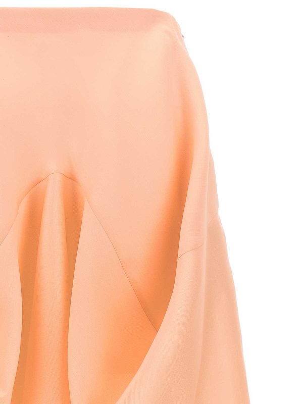 The Best Shops KHAITE: ニーレングススカート＆ミディ丈 - 膝丈/ミディスカート - ヌードカラー