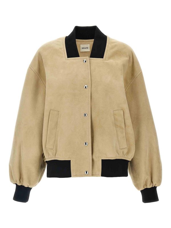 KHAITE: ボンバージャケット - ブレザー - ベージュ