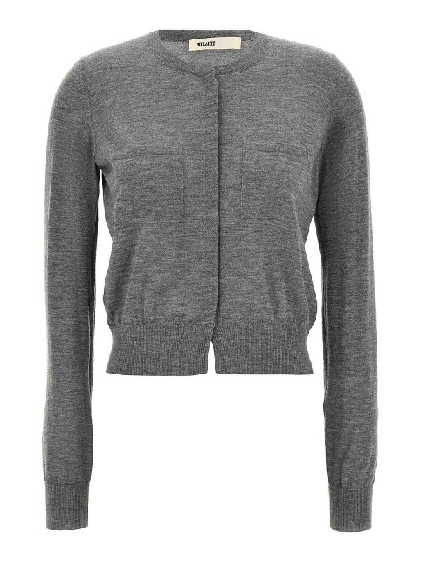 KHAITE: カーディガン - カーディガン - グレー