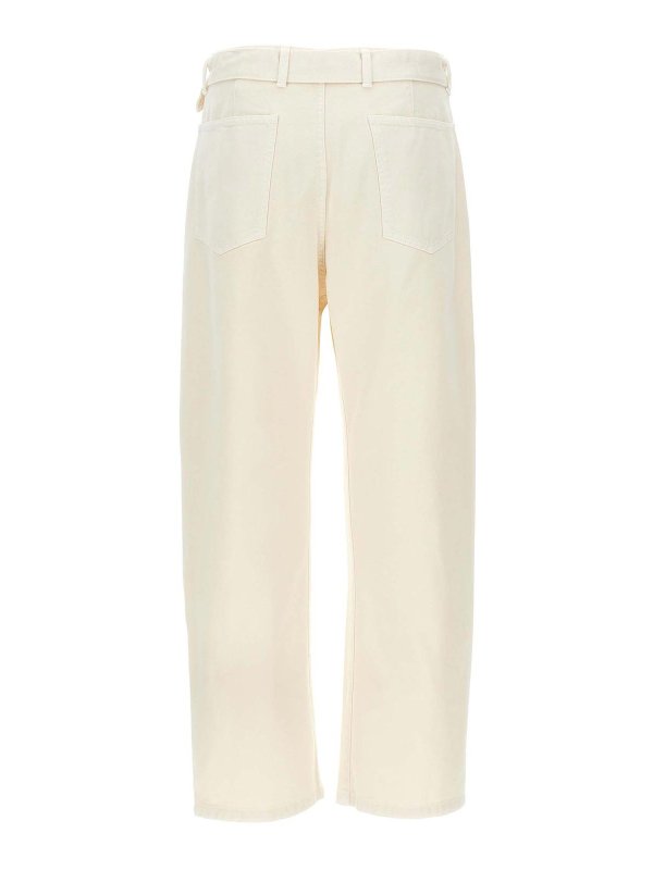 LEMAIRE: Jeans évasés online - Jean Bootcut - Blanc
