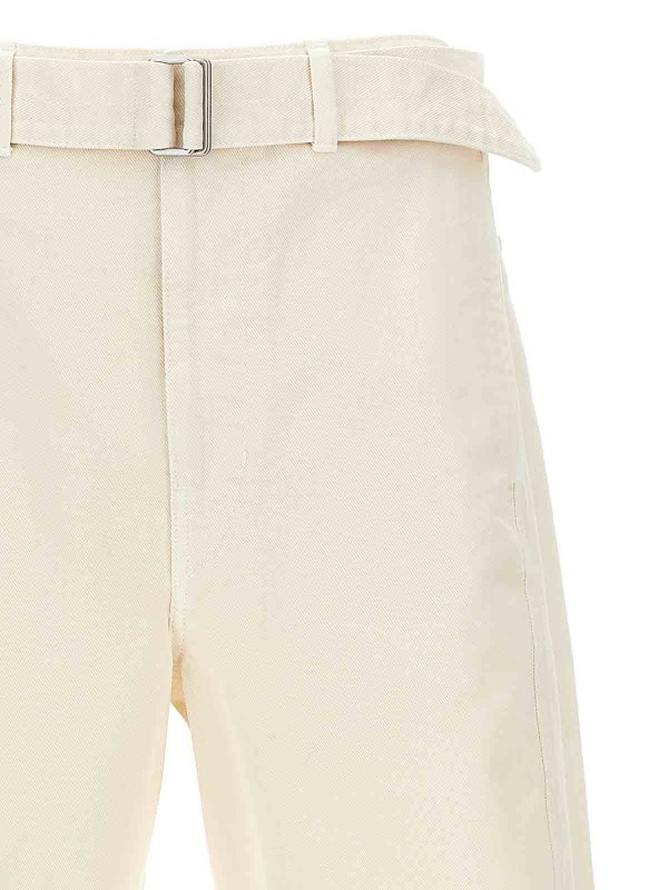 The Best Shops LEMAIRE: Jeans évasés - Jean Bootcut - Blanc