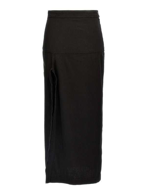 LEMAIRE: Knielange und Midi Röcke - Midirock - Schwarz
