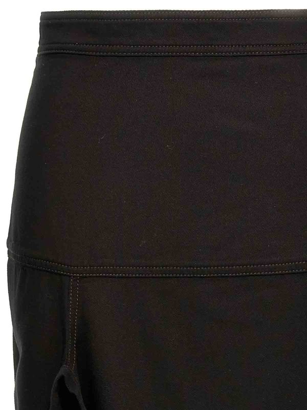 The Best Shops LEMAIRE: Knielange und Midi Röcke - Midirock - Schwarz