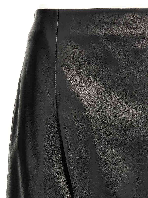 The Best Shops LOULOU STUDIO: Knee length skirts & Midi - Ekare Skirt