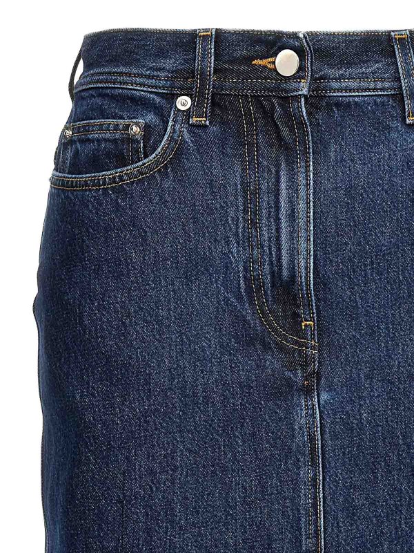 The Best Shops LOULOU STUDIO: Knee length skirts & Midi - Rona Skirt