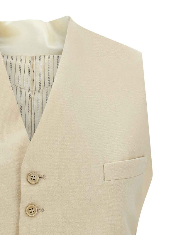 The Best Shops Maison Margiela: Chalecos - Chaleco - Beis