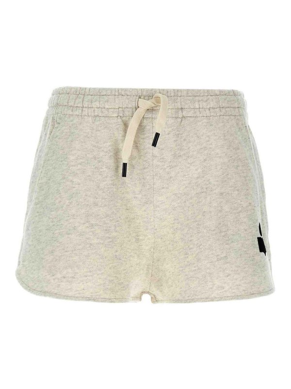 Isabel Marant Etoile: トラウザーショーツ - ショートパンツ - ベージュ