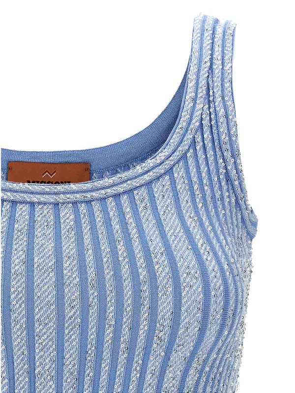 The Best Shops MISSONI: Tops & Débardeurs - Top - Bleu Clair