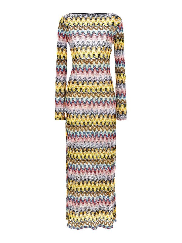 MISSONI: knee length dresses - Lam Wave Dress