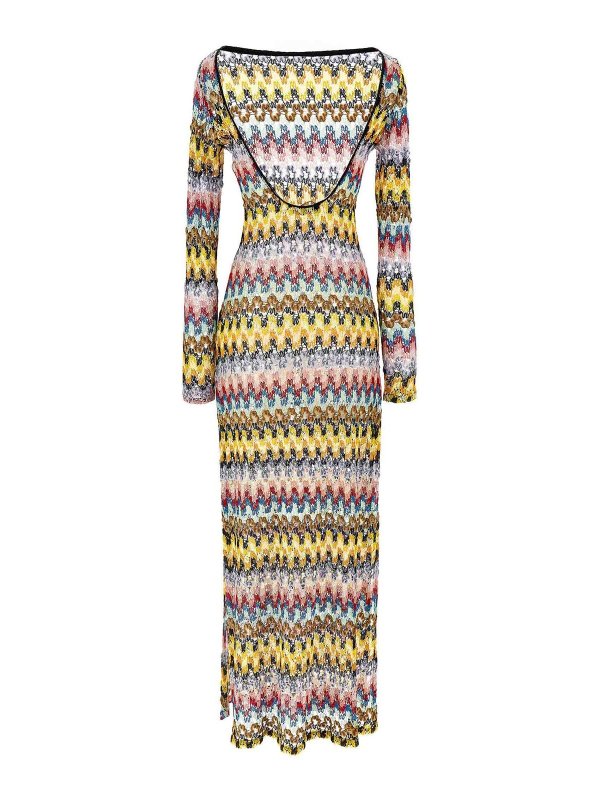 MISSONI: knee length dresses online - Lam Wave Dress