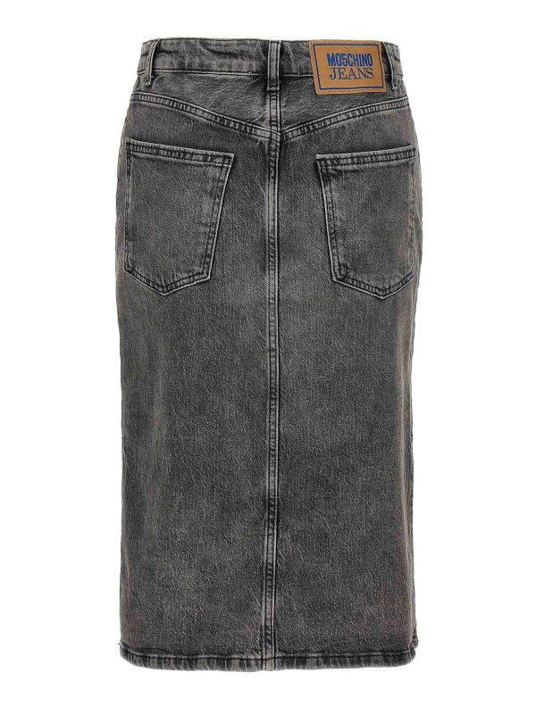 MOSCHINO JEANS: gonne al ginocchio  e longuette online - Gonna di denim