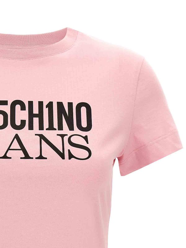 The Best Shops MOSCHINO JEANS: T-shirts - T-Shirt - Nude