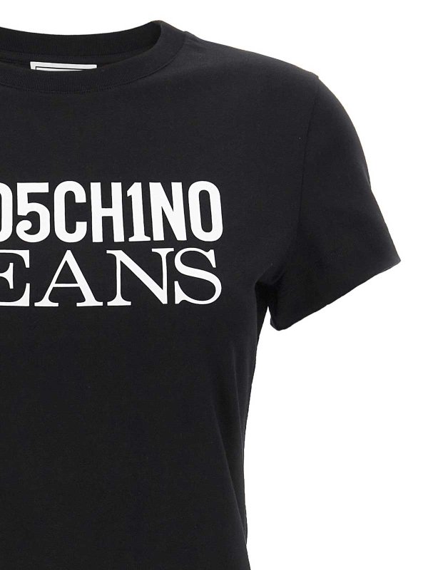 The Best Shops MOSCHINO JEANS: T-shirts - T-Shirt - Schwarz