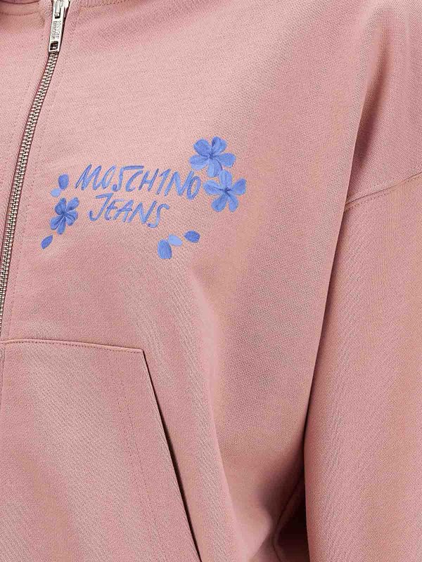 スウェットシャツ/セーター - ヌードカラー shop online: MOSCHINO JEANS