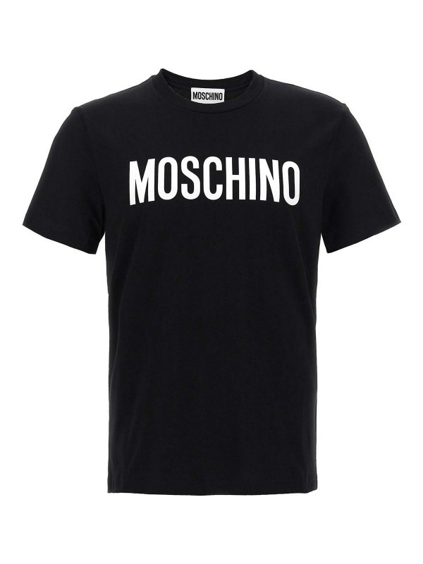 MOSCHINO: Tシャツ - Tシャツ - 黒