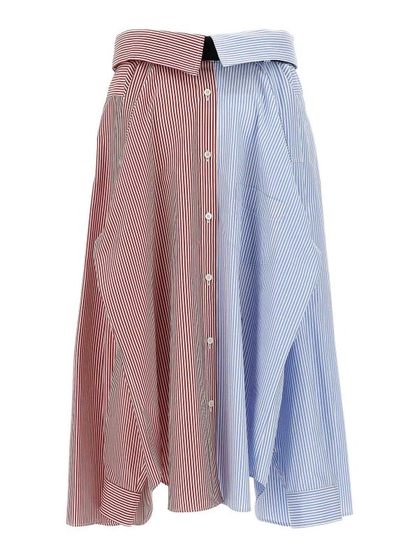 MOSCHINO: Knielange und Midi Röcke online - Midirock - Hellblau