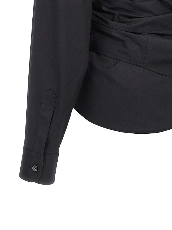 シャツ - 黒 shop online: MOSCHINO