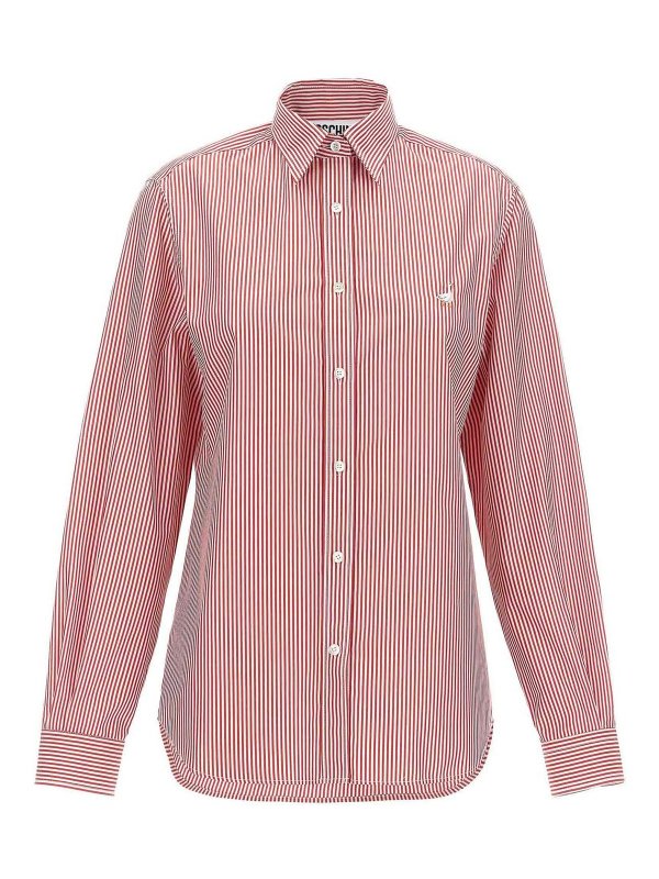 MOSCHINO: Camisas - Camisa - Rojo