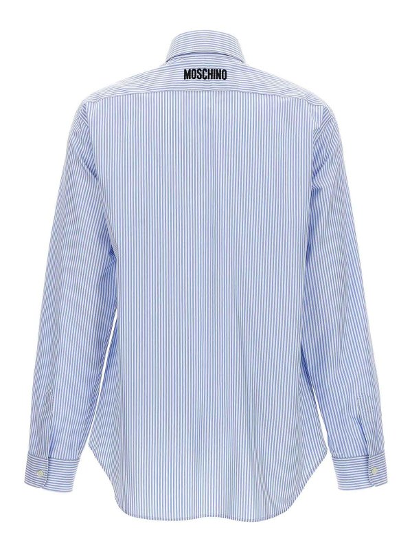 MOSCHINO: shirts online - Embroidered Shirt