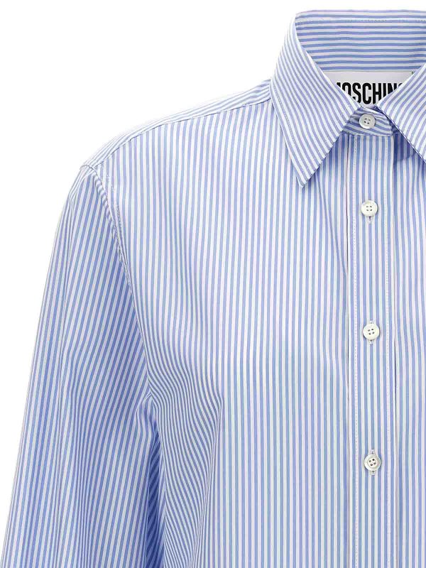 The Best Shops MOSCHINO: shirts - Embroidered Shirt