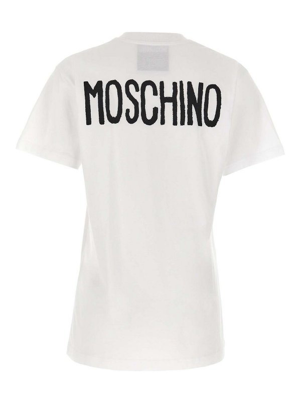 MOSCHINO: T-shirts online - T-Shirt - Blanc