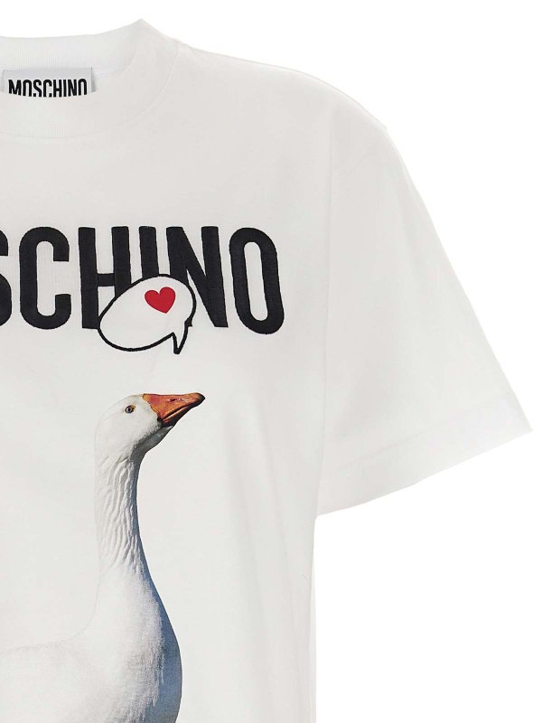 The Best Shops MOSCHINO: t-shirts - Embroidery T-Shirt