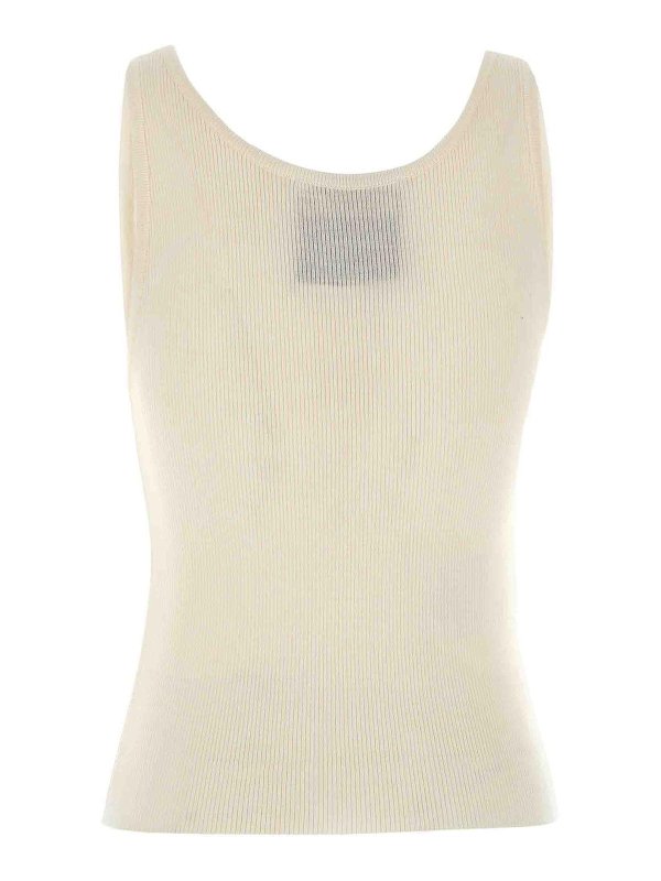 MOSCHINO: Tops & Débardeurs online - Top - Blanc