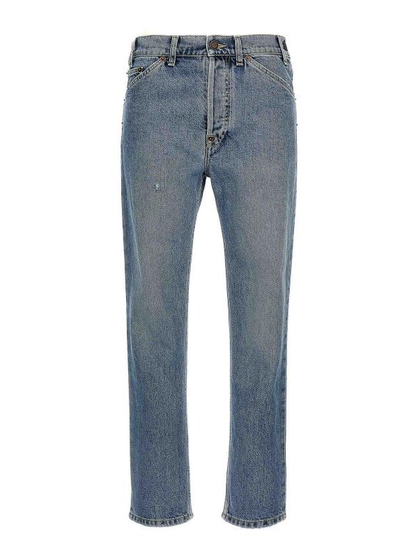 MOSCHINO: bootcut jeans - Denim Jeans