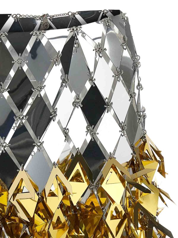 The Best Shops RABANNE: ニーレングススカート＆ミディ丈 - 膝丈/ミディスカート - マルチカラー