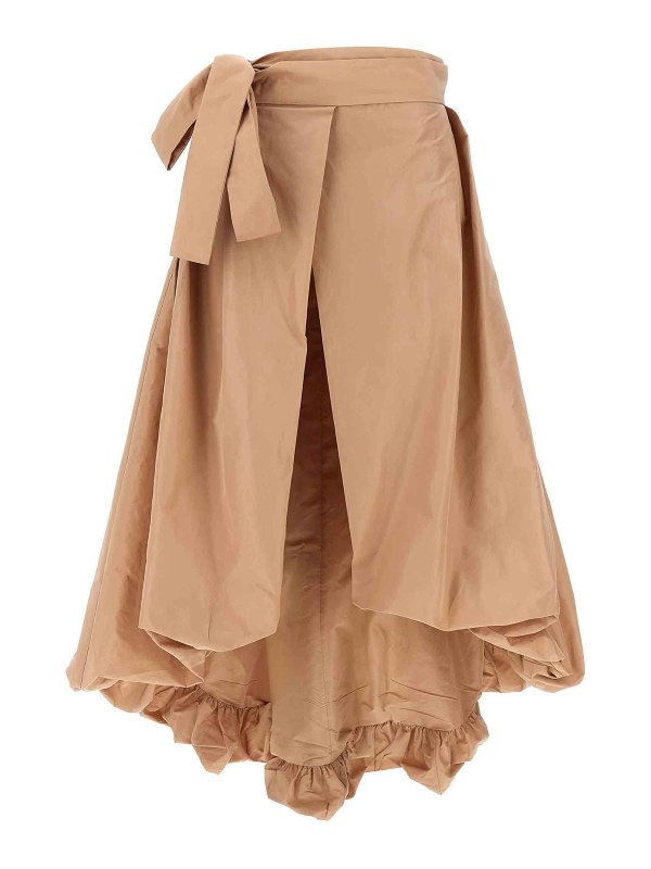 Pinko: ニーレングススカート＆ミディ丈 - 膝丈/ミディスカート - ヌードカラー