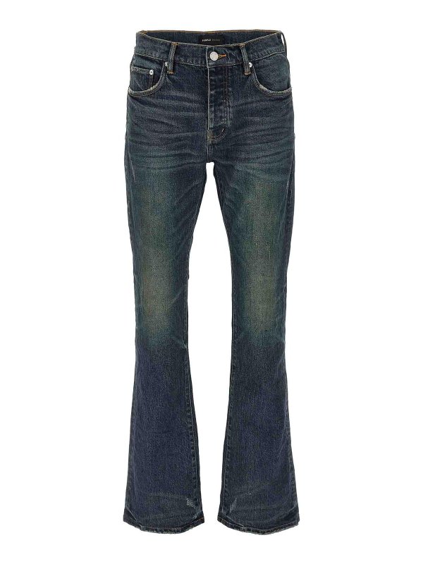 PURPLE BRAND: Bootcut - Bootcut Jeans - Blau