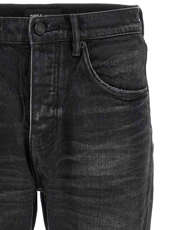 The Best Shops PURPLE BRAND: bootcut jeans - P005 Double Dip Coated Jeans