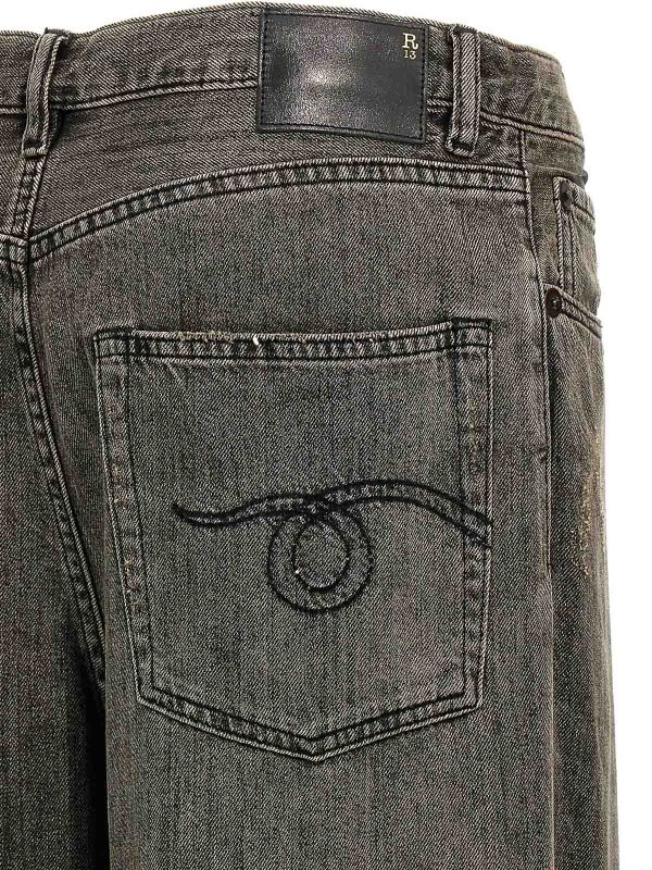 ブーツカットジーンズ - グレー shop online: R13