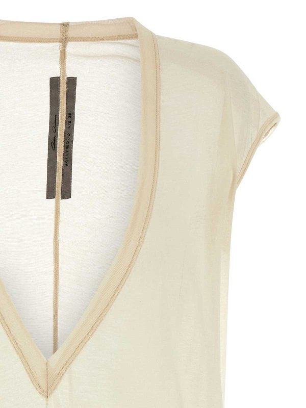 The Best Shops RICK OWENS: Tシャツ - Tシャツ - ベージュ