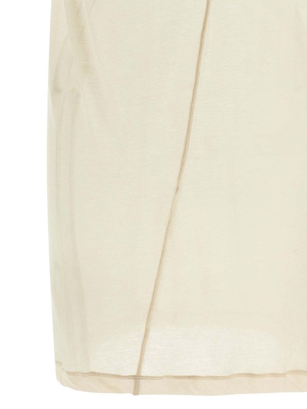 Tシャツ - ベージュ shop online: RICK OWENS