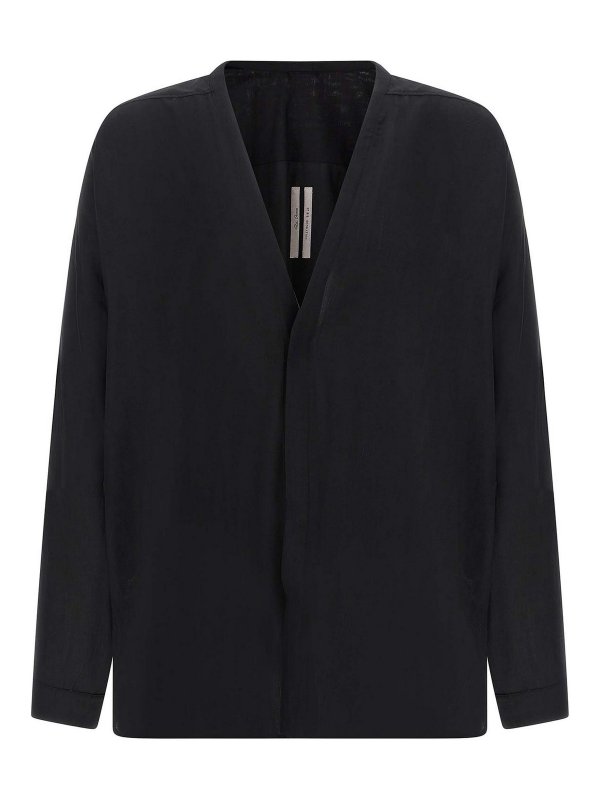 RICK OWENS: ブラウス - ブラウス - 黒