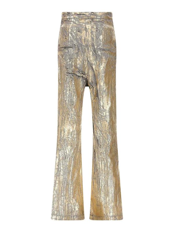 RICK OWENS: bootcut jeans online - Dirt Bolan Jeans