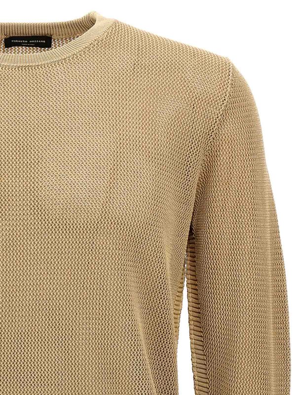 The Best Shops ROBERTO COLLINA: crew necks - Net Mesh