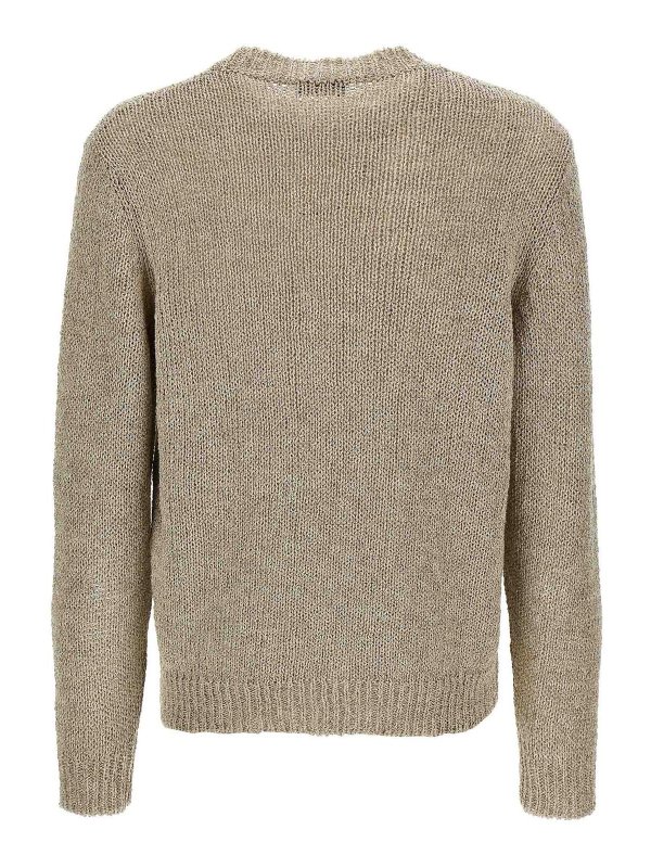 ROBERTO COLLINA: Suéteres con cuello pico online - Suéter Cuello Redondo - Beis