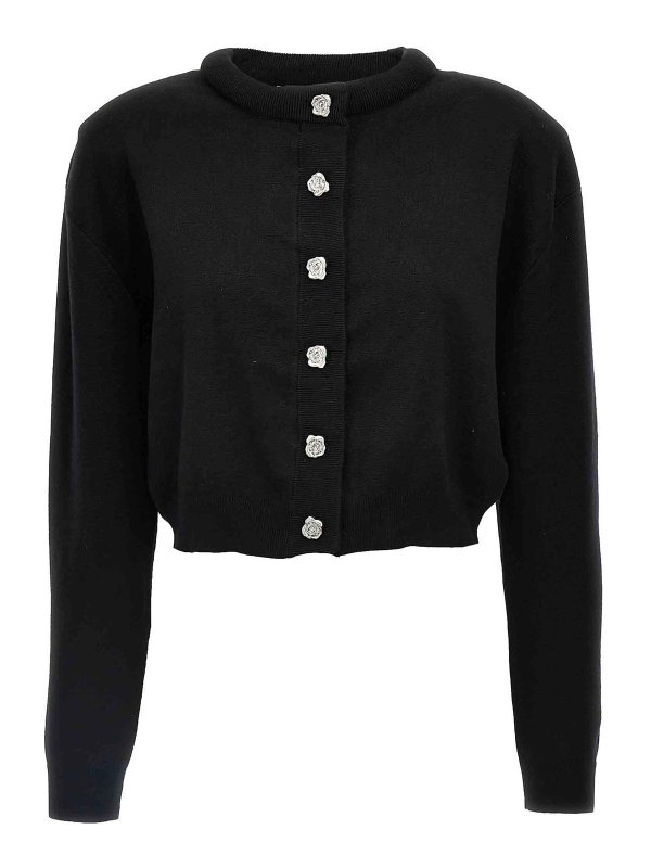 ROTATE Birger Christensen: Cardigans - Cardigan - Schwarz