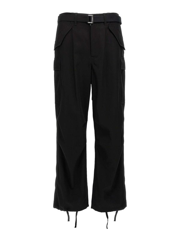 Sacai: casual trousers - Cargo Pants
