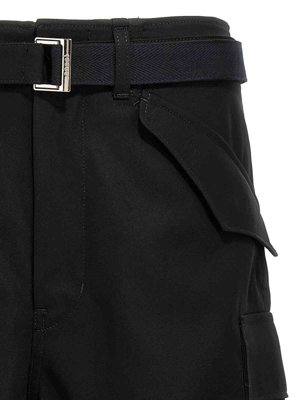 The Best Shops Sacai: Trousers Shorts - Cargo Bermuda Shorts