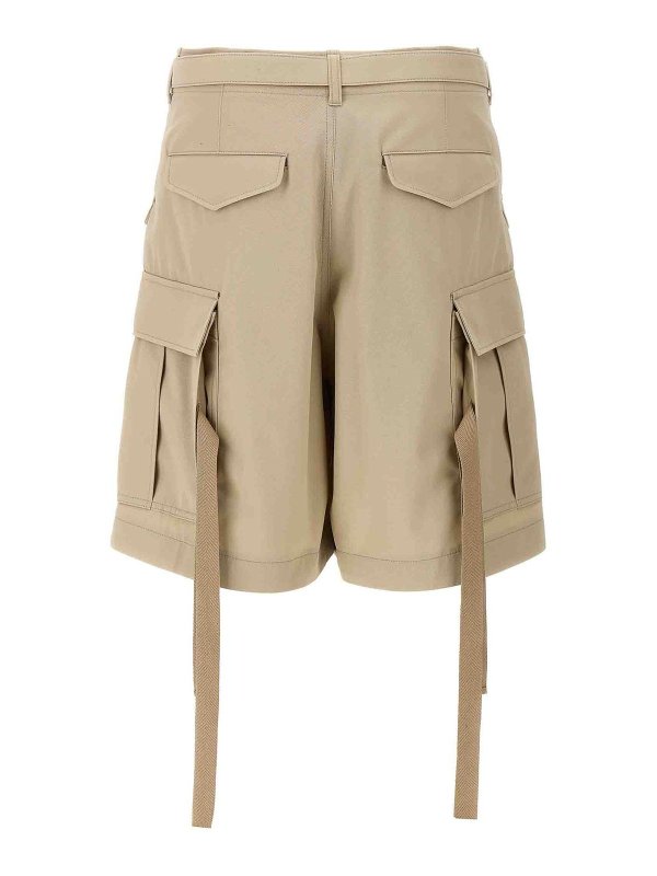 Sacai: Trousers Shorts online - Cargo Bermuda Shorts