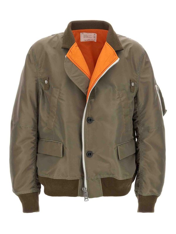 Sacai: Blazer online - Blazer - Grün