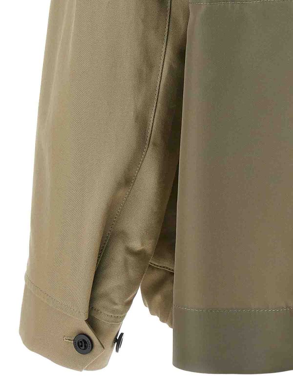 Doeskin Mix Jacket shop online: Sacai