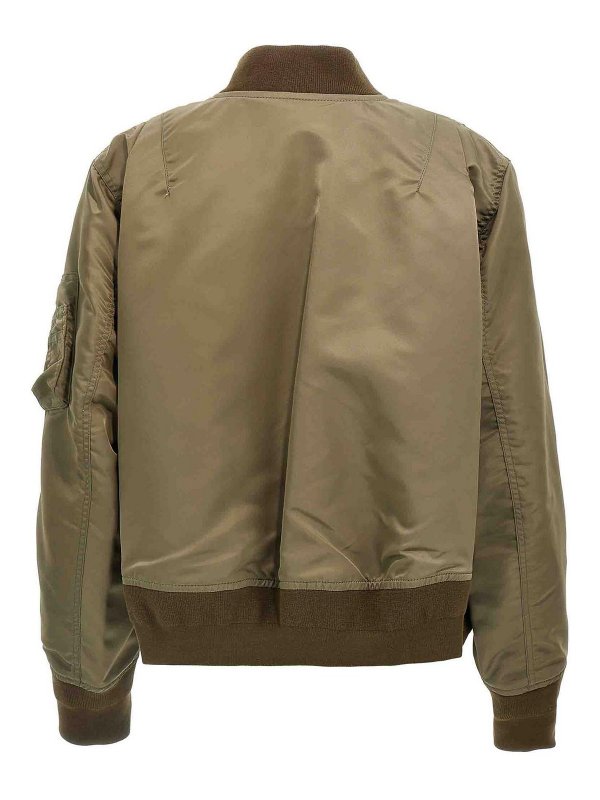 Sacai: bombers online - Asymmetric Bomber Jacket