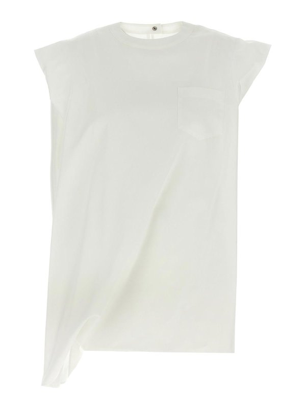Sacai: Blouses - Blouse - Blanc
